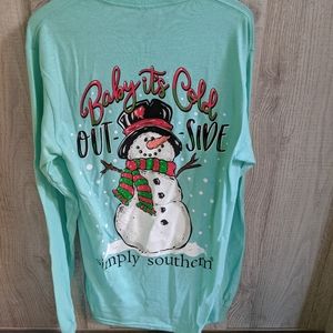 Simply Southern Baby it's cold outside long sleeve